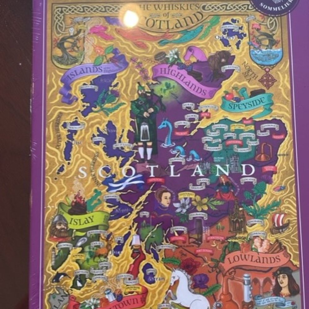 Water & Wine brand 1000 piece Scotland Whiskey puzzle - never opened